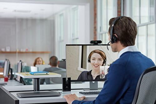 Logitech - Brio 4K Webcam, Ultra 4K HD Video Calling, Noise-Canceling Mic, HD Auto Light Correction, Wide Field of View, Works with Microsoft Teams, Zoom, Google Voice, Pc/Mac/Laptop/Macbook/Tablet