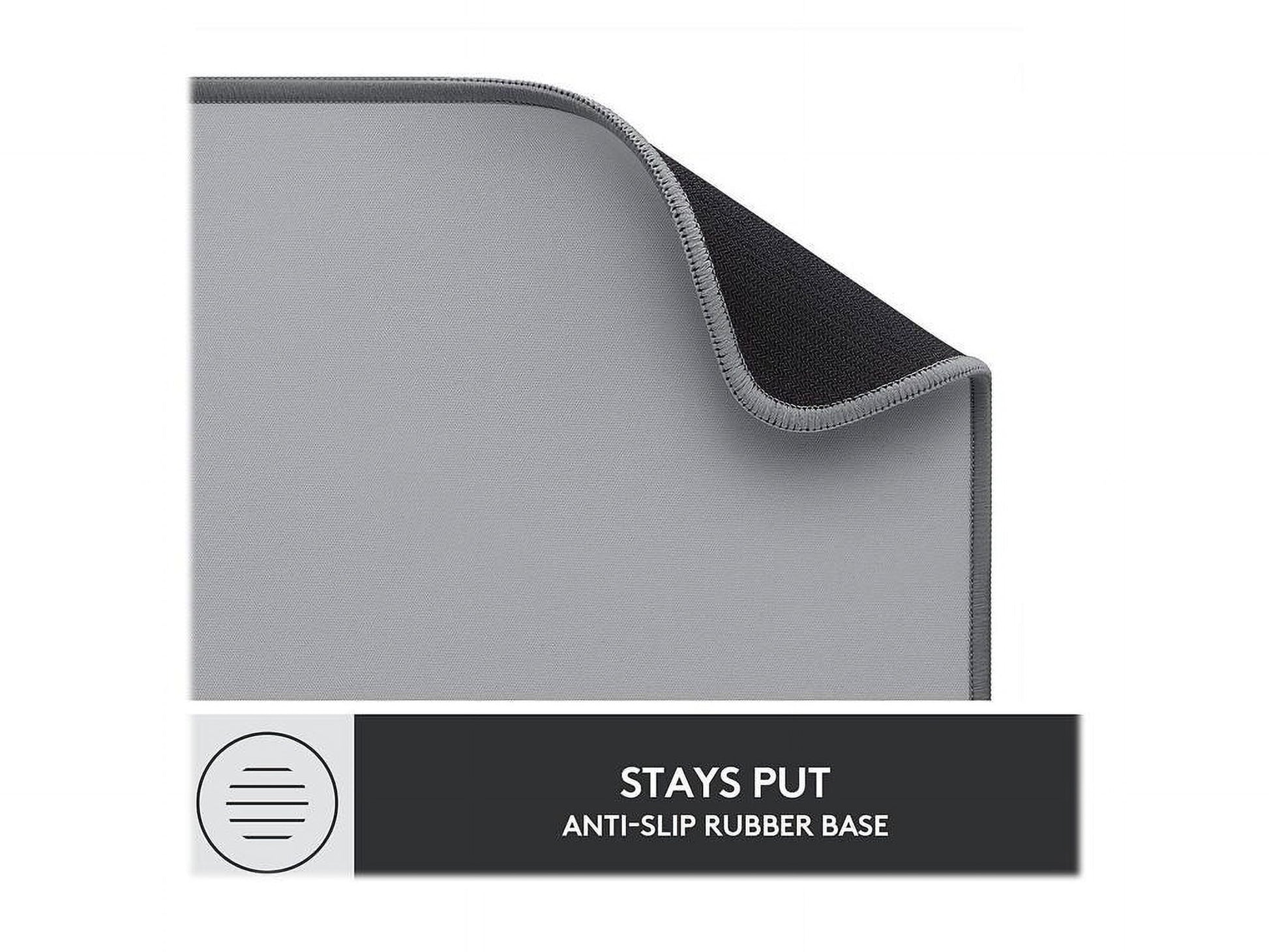 Logitech - Desk Mat - Desktop - Mid Gray - Serious Techies