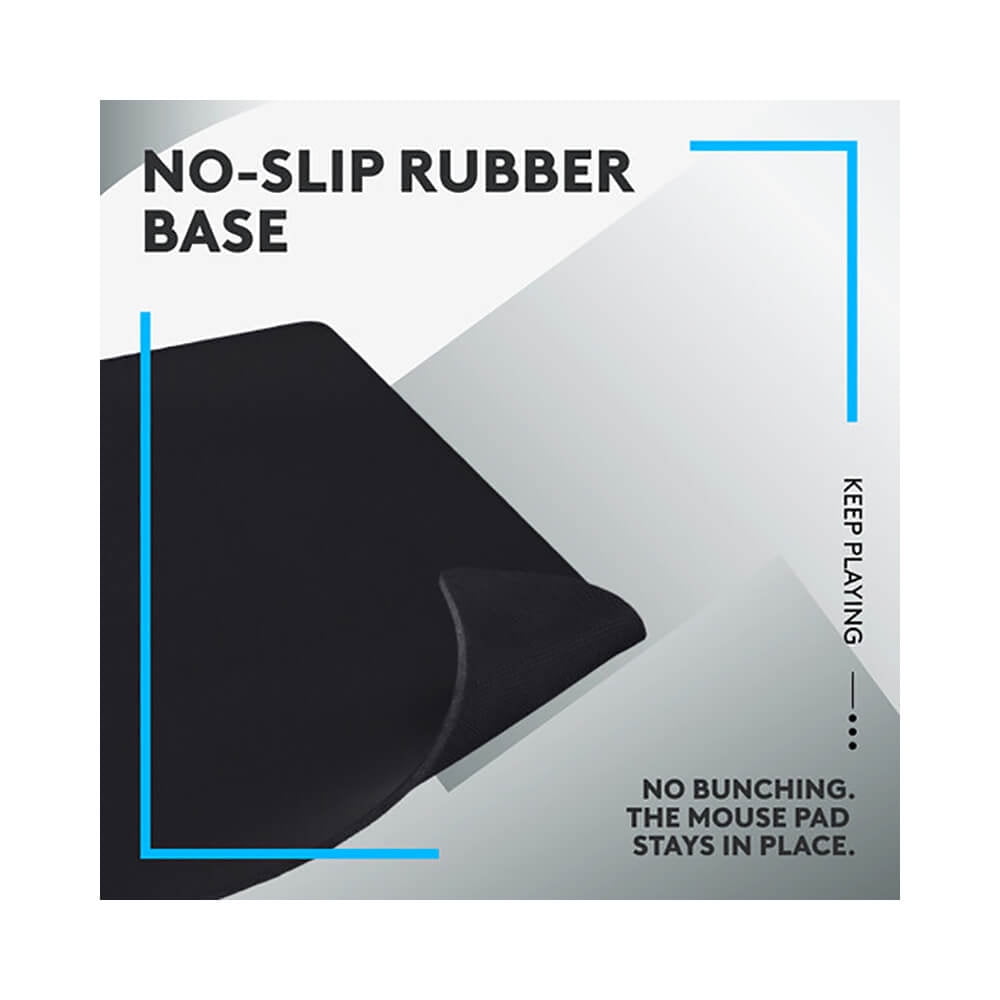Logitech - G XL Gaming Mouse Pad - 15.75" X 35.43" X 0.12" Dimension - Black - Rubber - Extra Large - Mouse/Keyboard - Serious Techies