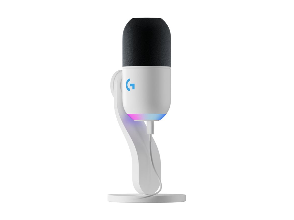 Logitech G - Yeti GX Dynamic RGB Gaming Microphone with LIGHTSYNC, USB Mic for Streaming, Supercardioid, USB Plug and Play for Pc/Mac - off White - Serious Techies
