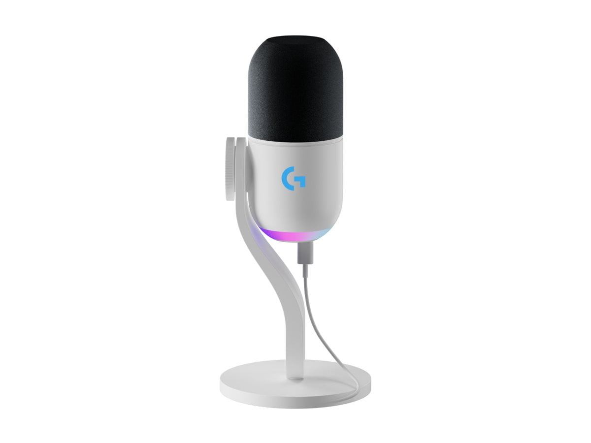 Logitech G - Yeti GX Dynamic RGB Gaming Microphone with LIGHTSYNC, USB Mic for Streaming, Supercardioid, USB Plug and Play for Pc/Mac - off White - Serious Techies