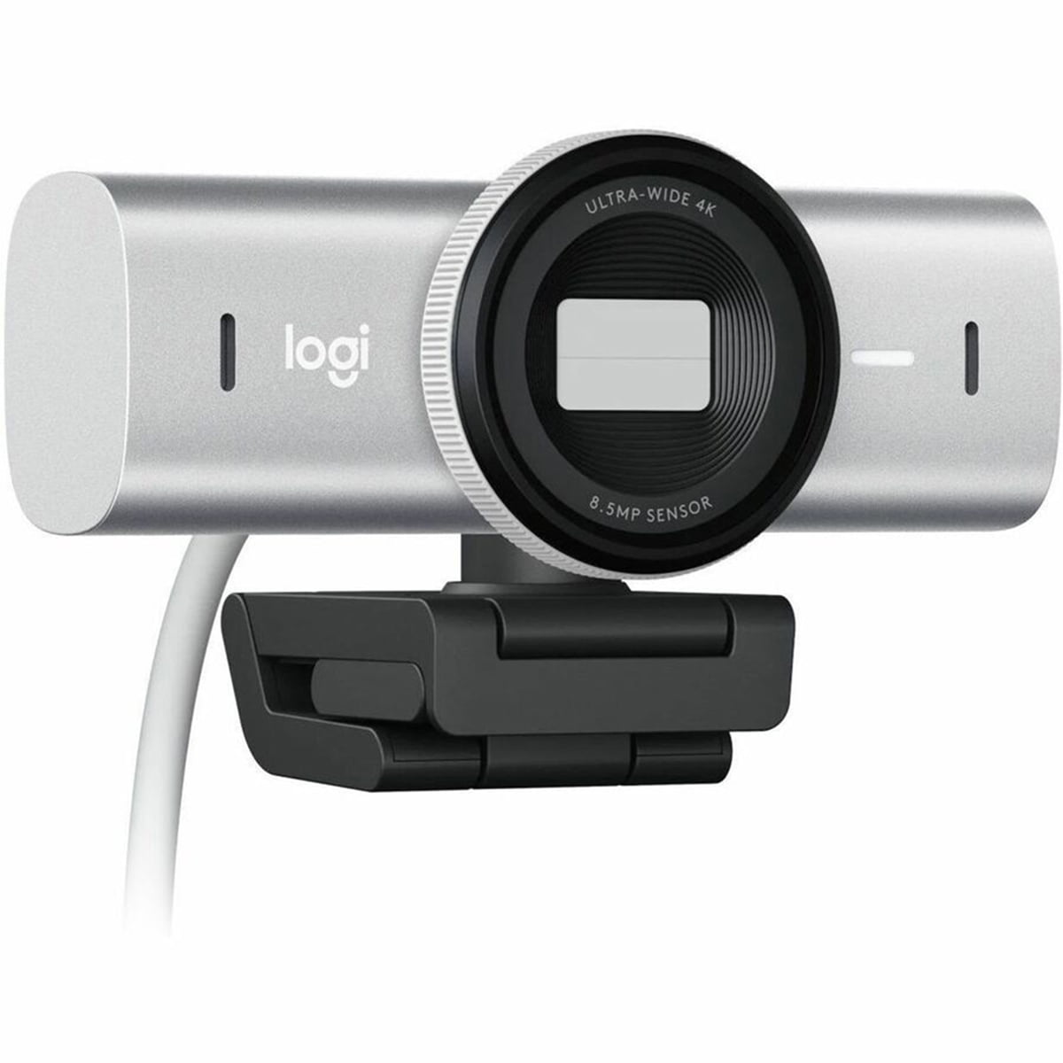 Logitech - MX Brio 4K Ultra HD Collaboration and Streaming Webcam, Pale Gray - Serious Techies
