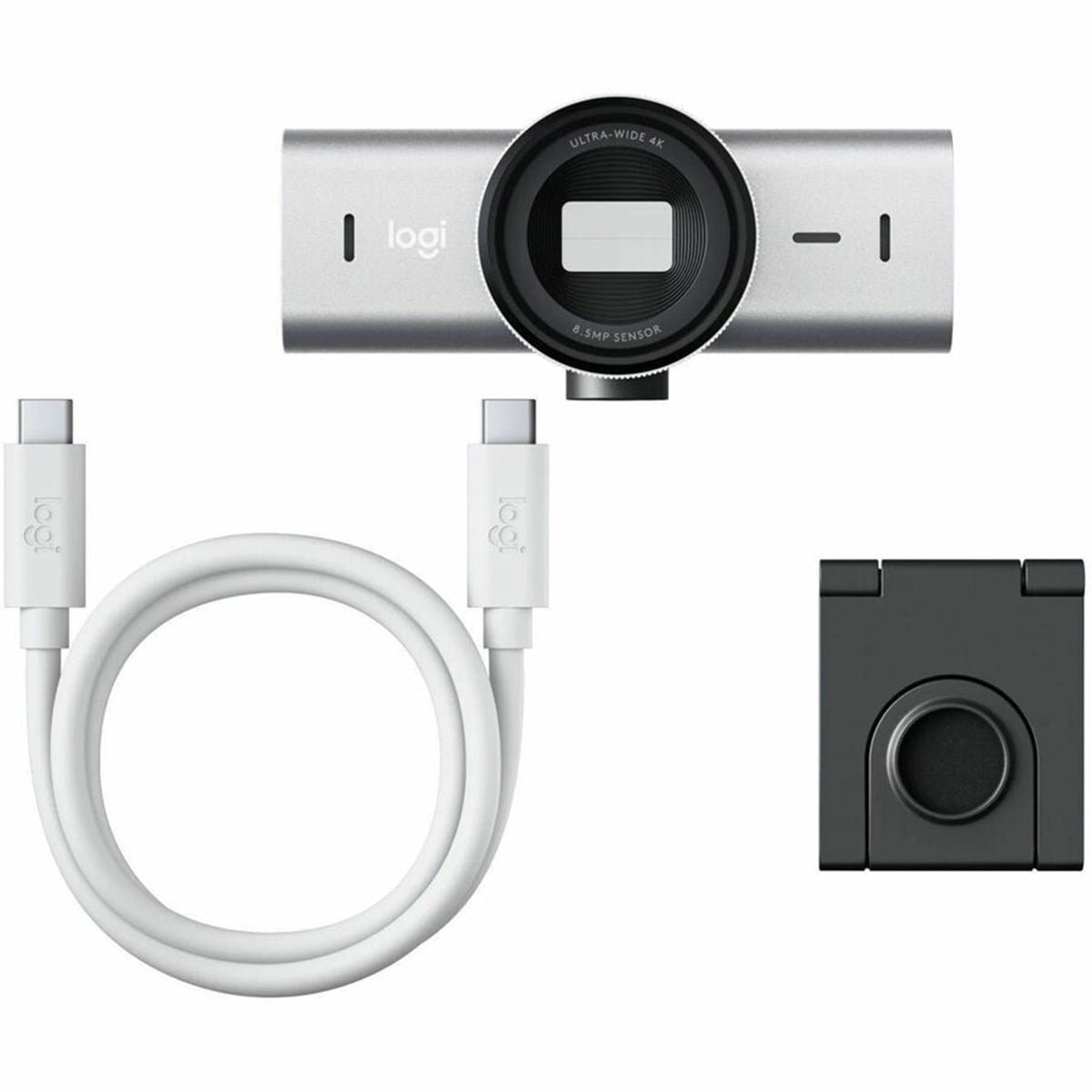 Logitech - MX Brio 4K Ultra HD Collaboration and Streaming Webcam, Pale Gray - Serious Techies