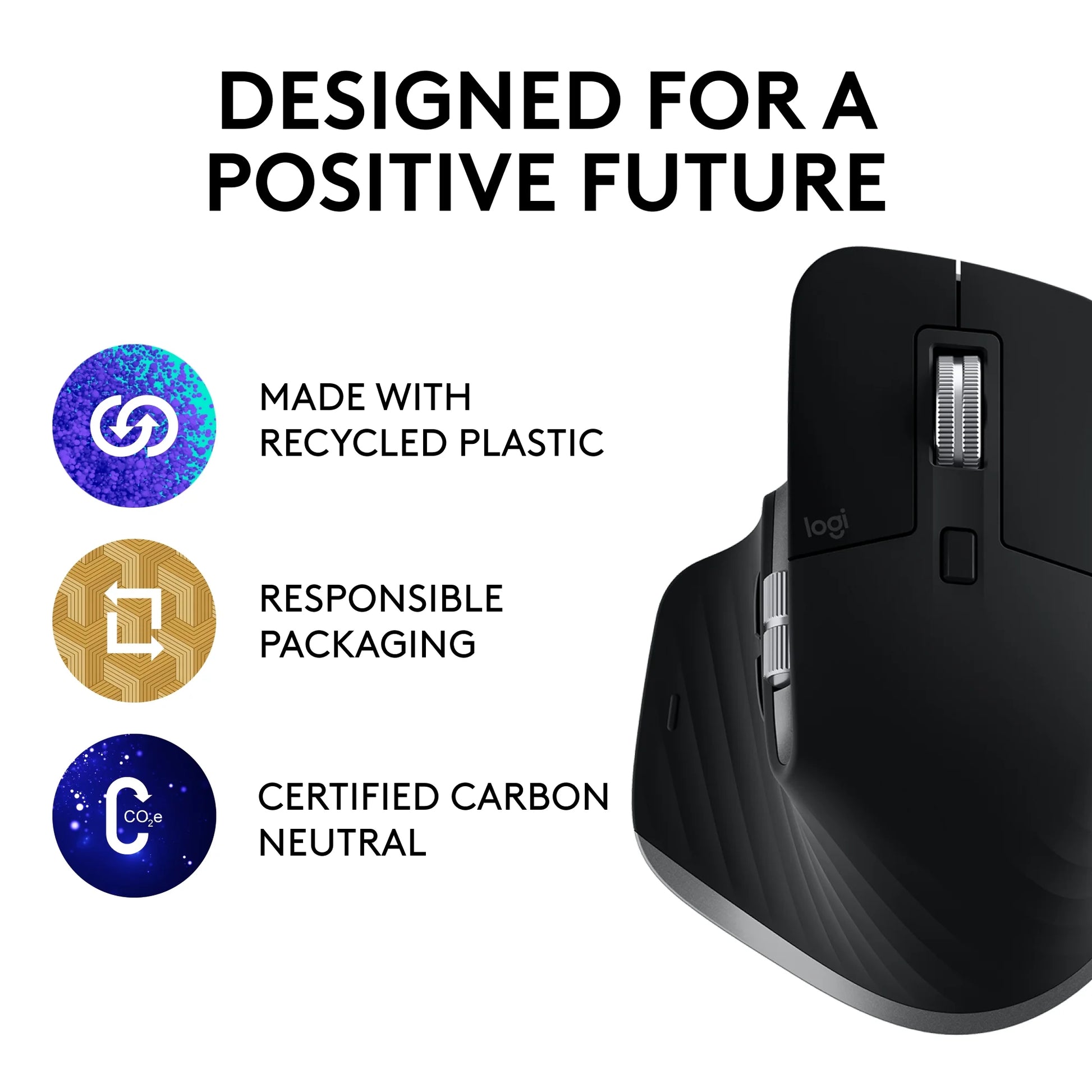 MX Master 3S for Mac Performance Wireless Mouse, Space Gray, Space Gray - Serious Techies