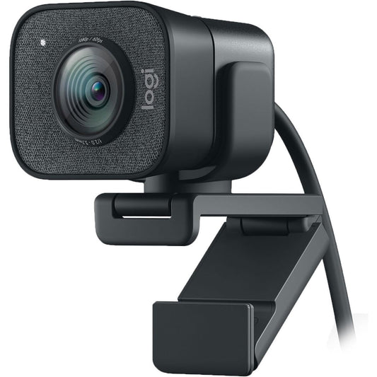 Logitech - Streamcam plus Webcam with Tripod Mount (Graphite), 1080P - Serious Techies