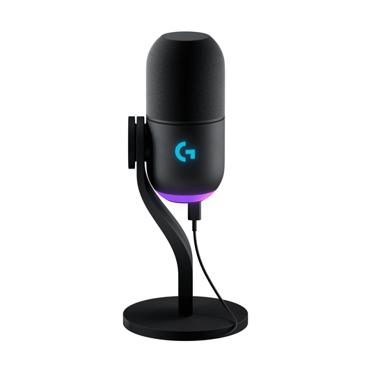 Logitech - Yeti GX Wired Super cardioid Dynamic Gaming Microphone with LIGHTSYNC RGB Lights, Black - Serious Techies