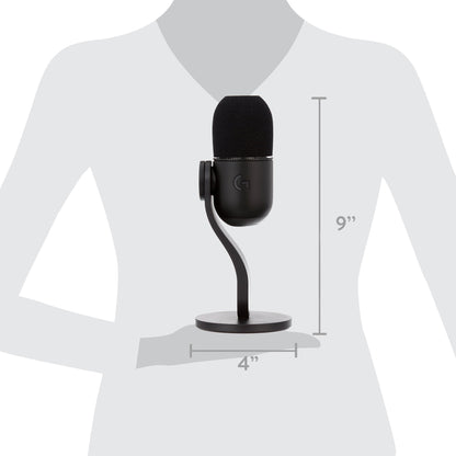 Logitech - Yeti GX Wired Super cardioid Dynamic Gaming Microphone with LIGHTSYNC RGB Lights, Black - Serious Techies