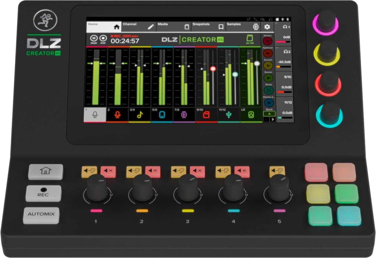 Mackie - DLZ Creator XS Compact 6-Channel Digital Mixer - Serious Techies