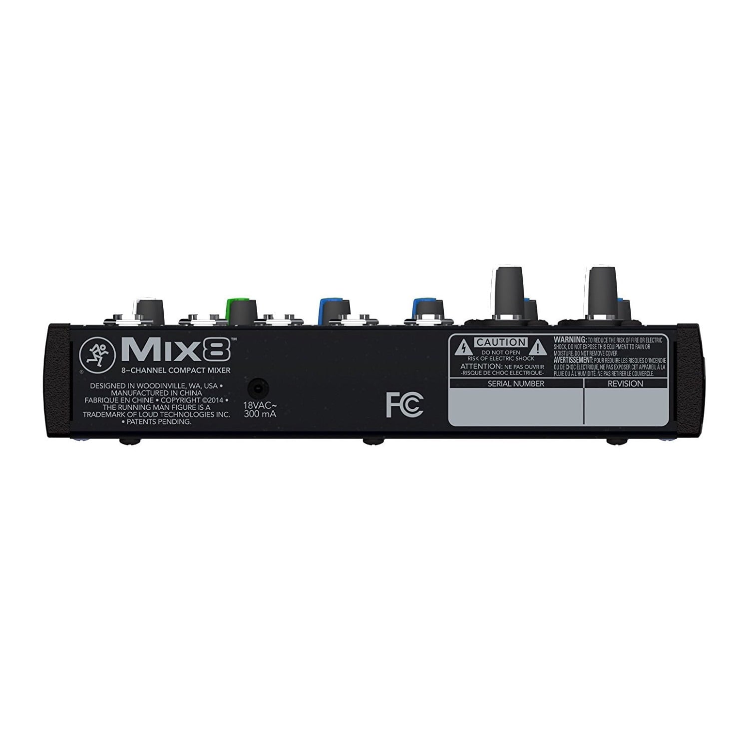 Mackie - Mix8 Durable Recording Studio 8 Channel Compact Mixer with 3 Band EQ - Serious Techies