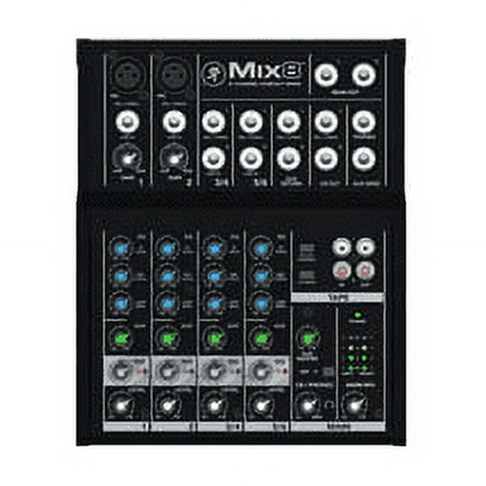  Mackie - Mix8 Durable Recording Studio 8 Channel Compact Mixer with 3 Band EQ - Serious Techies