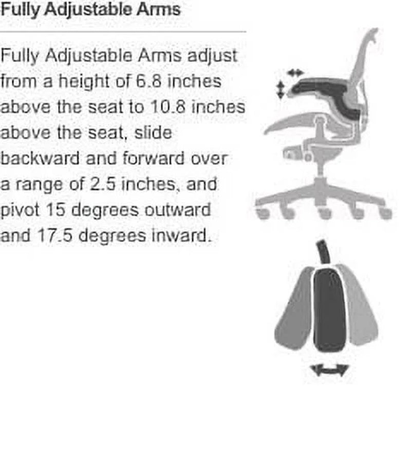 Madison Seating - Aeron Chair Remastered B- Size Medium V2 Adjustable Lumbar