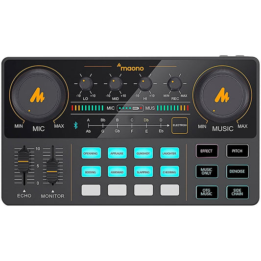 Maono - CASTER Lite Portable All-In-One Podcast Production Studio - Serious Techies