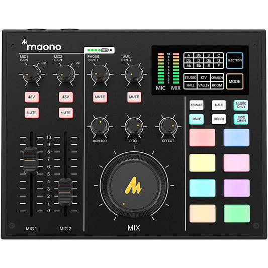 Maono - CASTER All-In-One Podcast Production Studio - Serious Techies