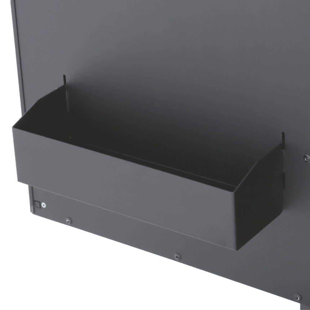 HUSKY - 61 In. W X 26 In. D Heavy Duty 10-Drawer 1-Door Mobile Workbench with Hardwood Top, Pegboard and Shelf in Matte Black - Serious Techies