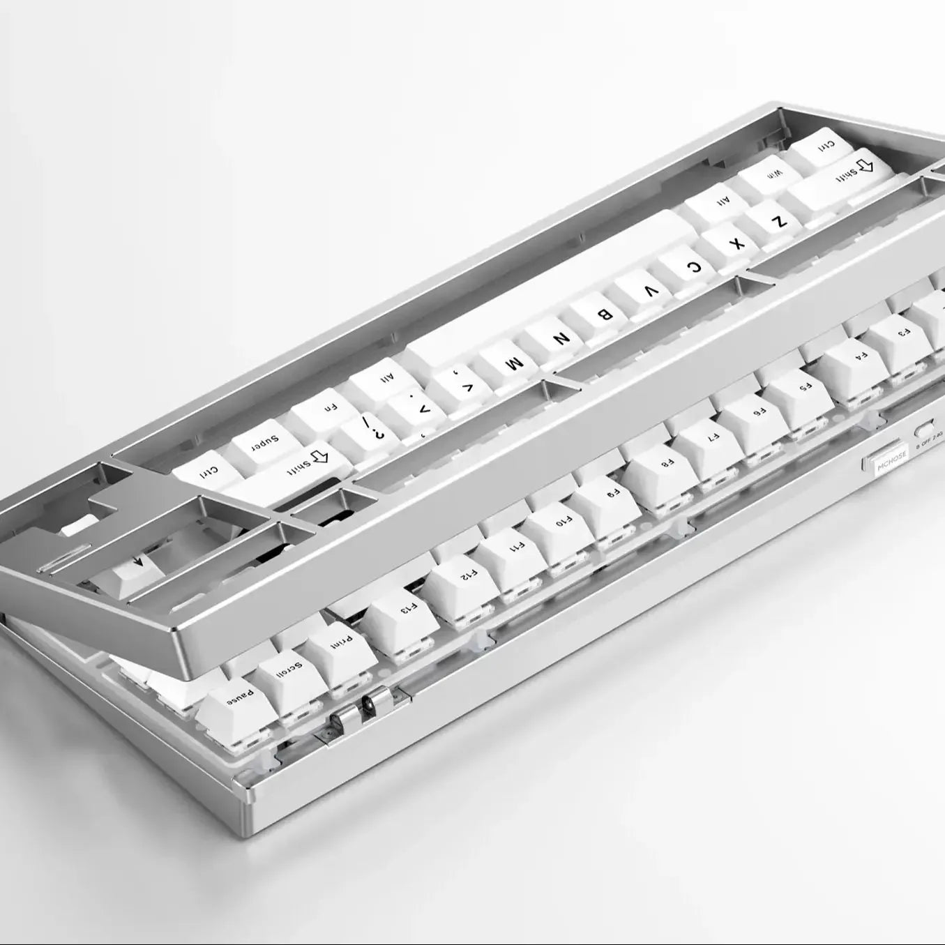 MCHOSE - GX87 V2 Mechanical Keyboard 87Keys 80% Layout 220 Mesh CNC Aluminum Shell Customized Hifi Switch Quick Realease Structure - Serious Techies