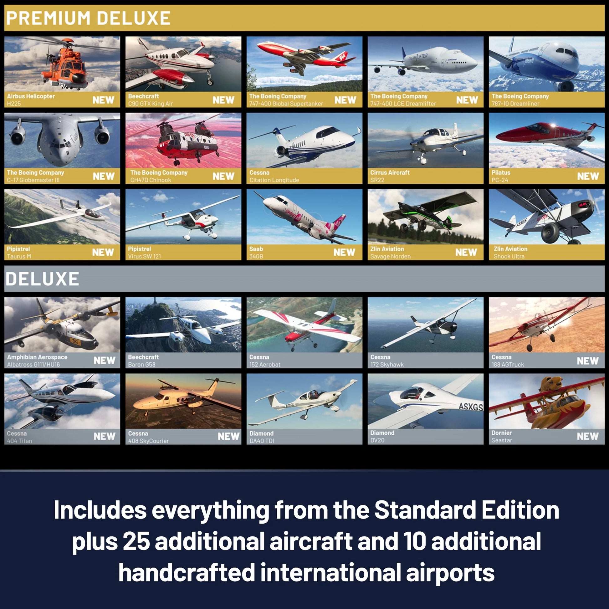 Microsoft - Flight Simulator 2024 – Premium Deluxe Steelbook Edition – Xbox Series X|S and Windows Digital Code - Serious Techies