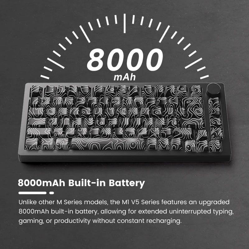 Monsgeek - M1 V5 Mechanical Keyboard Rapid Disassemble 75% Gasket Mount RGB 5 Pins Hot-Swappable Aluminum Customized Keyboard - Serious Techies