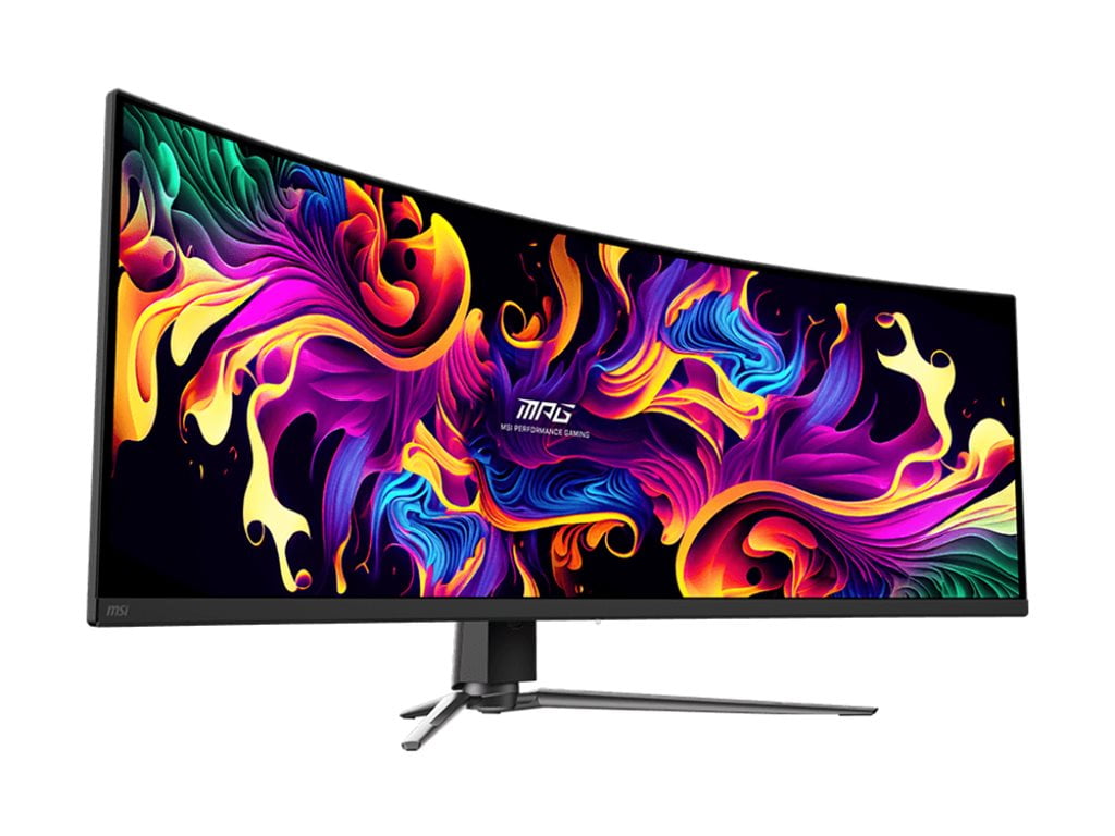 MSI - MPG 491CQP QD-OLED, 49 Curved Gaming Monitor, 5120 X 1440 (DQHD), OLED 0.03Ms Response Time, 144Hz, True Black HDR 400, HDMI, DP Port - Serious Techies