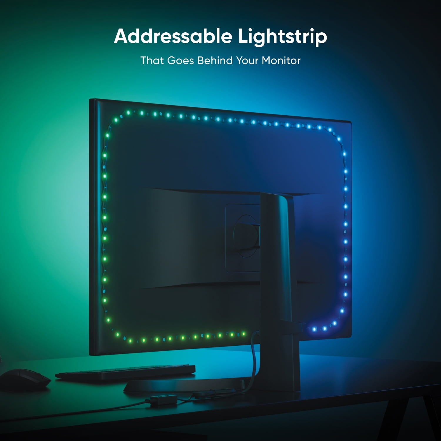 Nanoleaf - 32" PC Screen Mirror LED Lightstrip for Monitors (1 Piece Unit) - Serious Techies