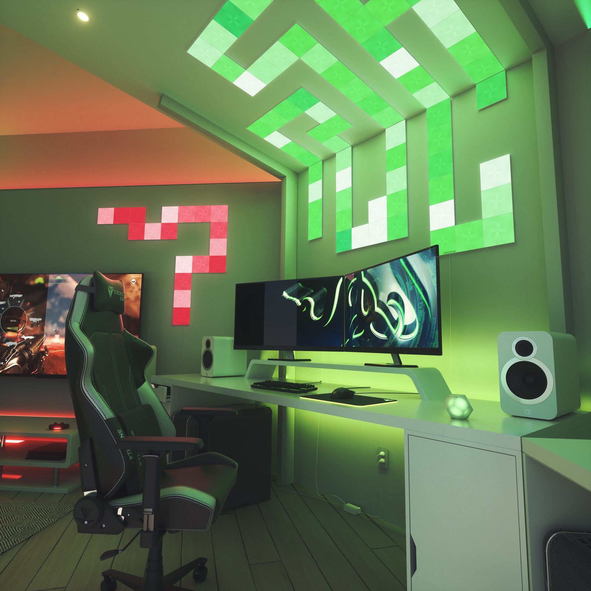 Nanoleaf - Canvas Expansion Pack - 4 Light Panels - White Finish - Multicolor - Serious Techies