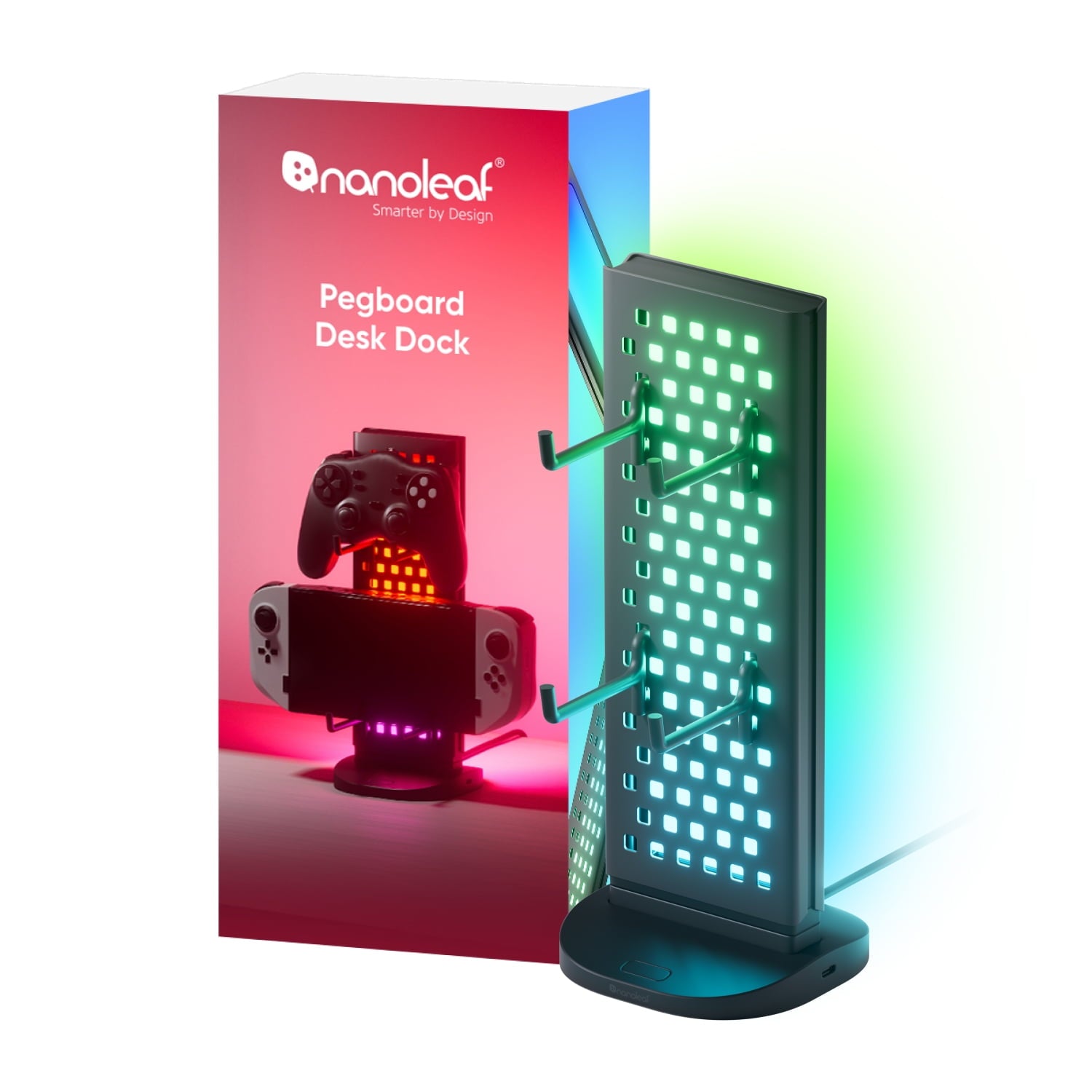 Nanoleaf - Pegboard Desk Dock (1Pk) - Serious Techies
