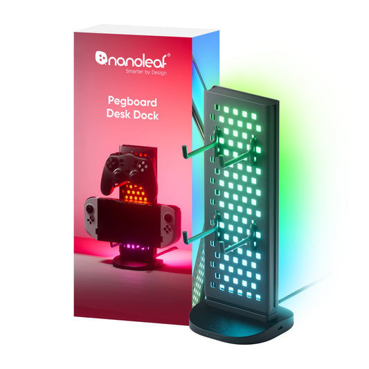 Nanoleaf - Pegboard Desk Dock (1Pk) - Serious Techies