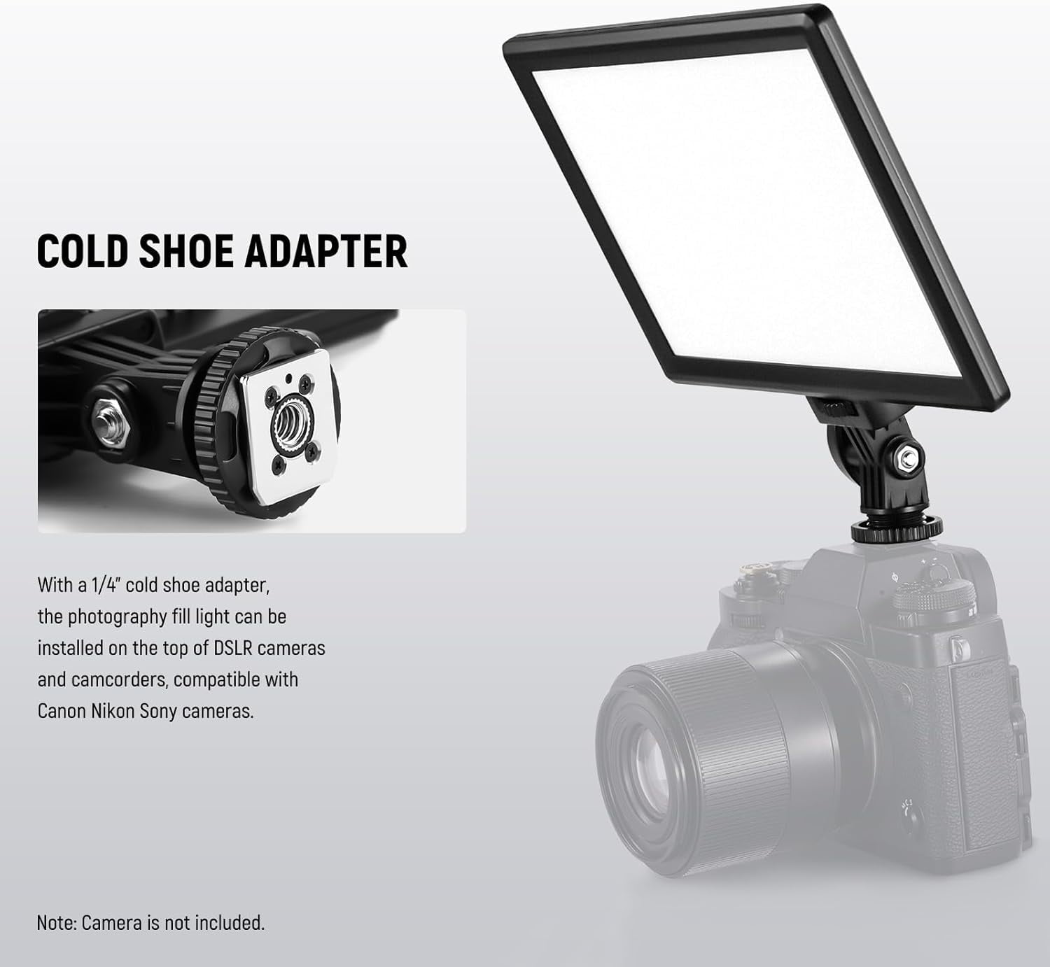 Neewer - NL288 LED Video Light with 2.4G Remote, 45W 4800Lux 3200K-5600K CRI 97+ Dimmable Bi-Color 18" Soft Light Panel for Photography Youtube Live Stream Game Zoom Meeting(Battery Not Included) - Serious Techies