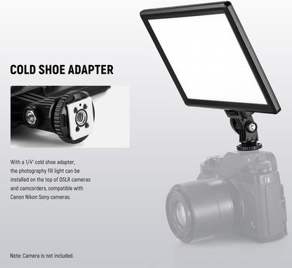 Neewer - NL288 LED Video Light with 2.4G Remote, 45W 4800Lux 3200K-5600K CRI 97+ Dimmable Bi-Color 18" Soft Light Panel for Photography Youtube Live Stream Game Zoom Meeting(Battery Not Included) - Serious Techies