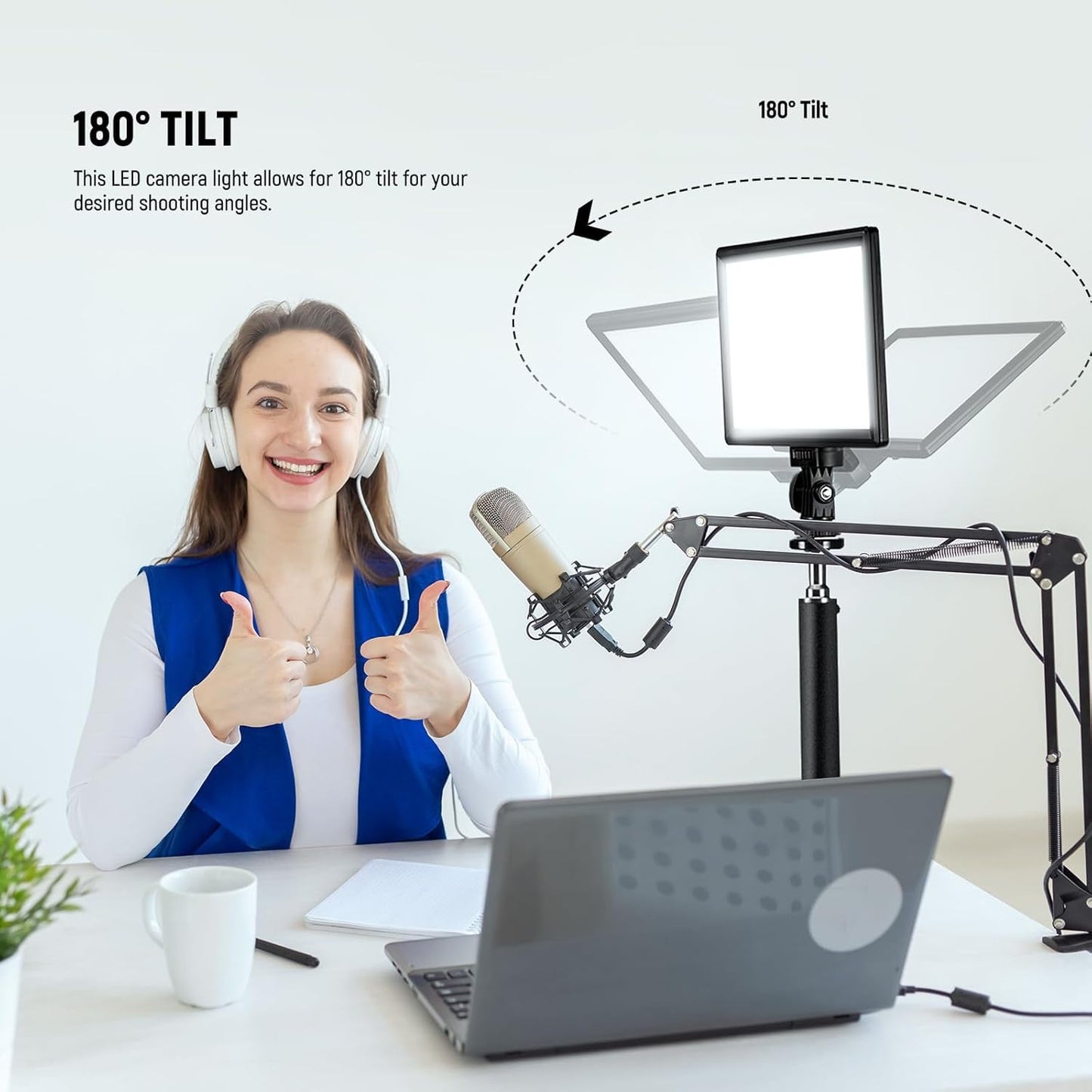 Neewer - NL288 LED Video Light with 2.4G Remote, 45W 4800Lux 3200K-5600K CRI 97+ Dimmable Bi-Color 18" Soft Light Panel for Photography Youtube Live Stream Game Zoom Meeting(Battery Not Included) - Serious Techies