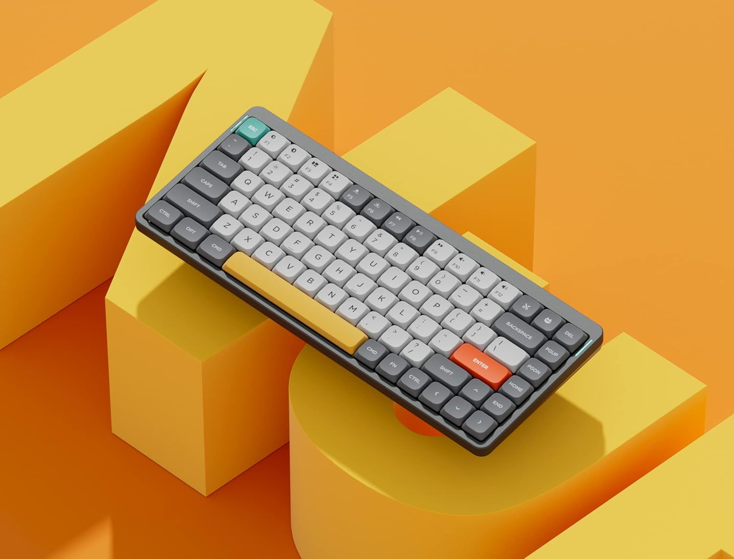 Nuphy - Air75 Mechanical Keyboard, 75% Low Profile Wireless Keyboard, Supports Bluetooth 5.0, 2.4G and Wired Connection, Compatible with Windows and Mac OS Systems-Gateron Brown Switch - Serious Techies