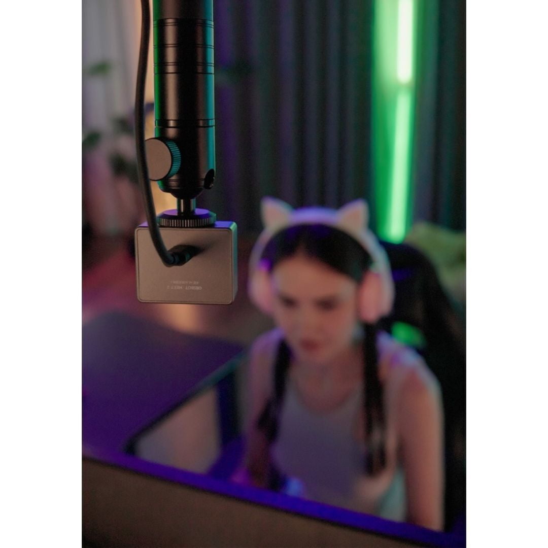 OBSBOT - Meet 2 Ai-Powered 4K Webcam with Fast Auto Focus, Gesture Control, and Built-In Omnidirectional Microphones (Space Gray) - Serious Techies