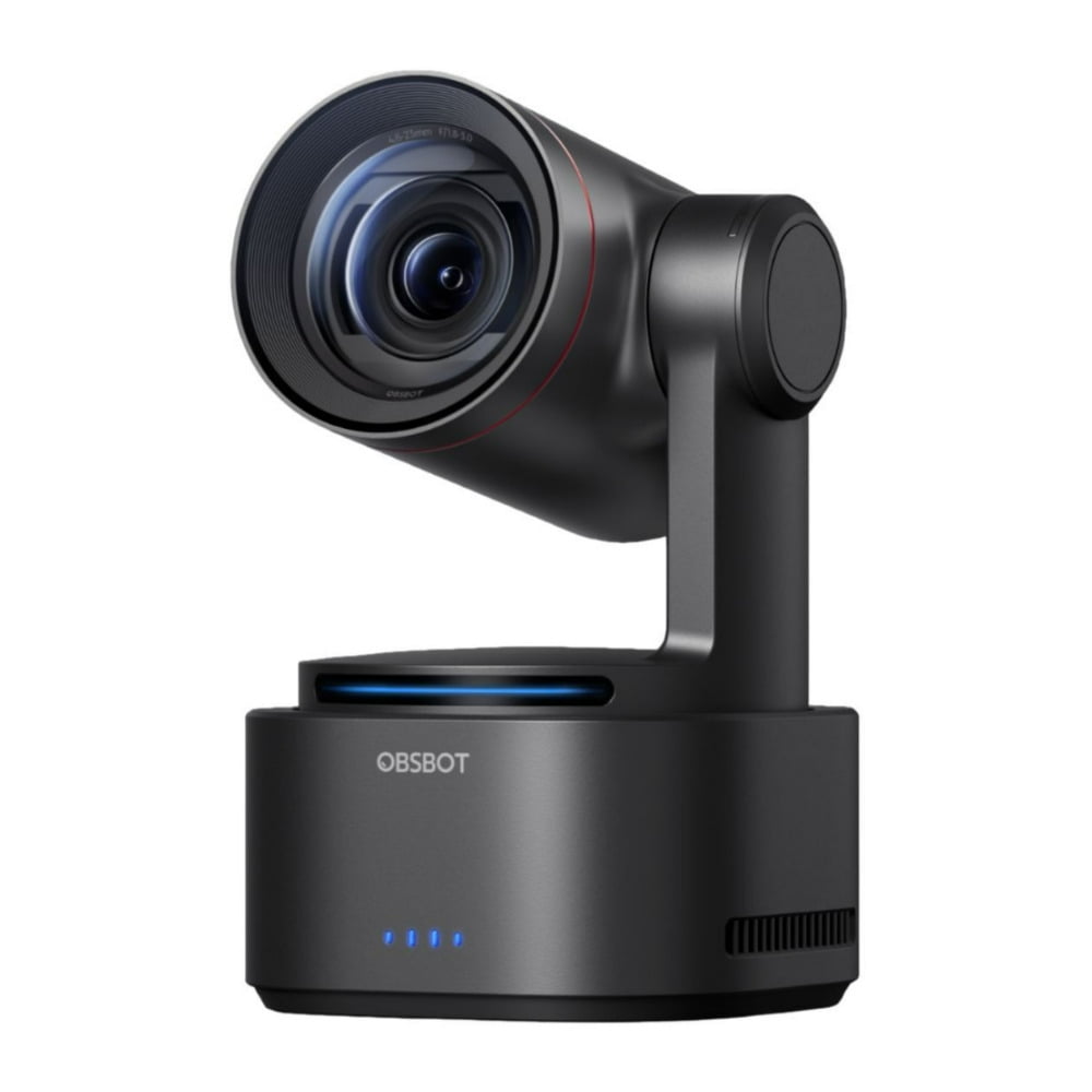 OBSBOT - Tail 2 Ai-Powered PTZR 4K Live Production Camera with AI Tracking 2.0, 5X Optical Zoom, and 12X Hybrid Zoom (Black) - Serious Techies