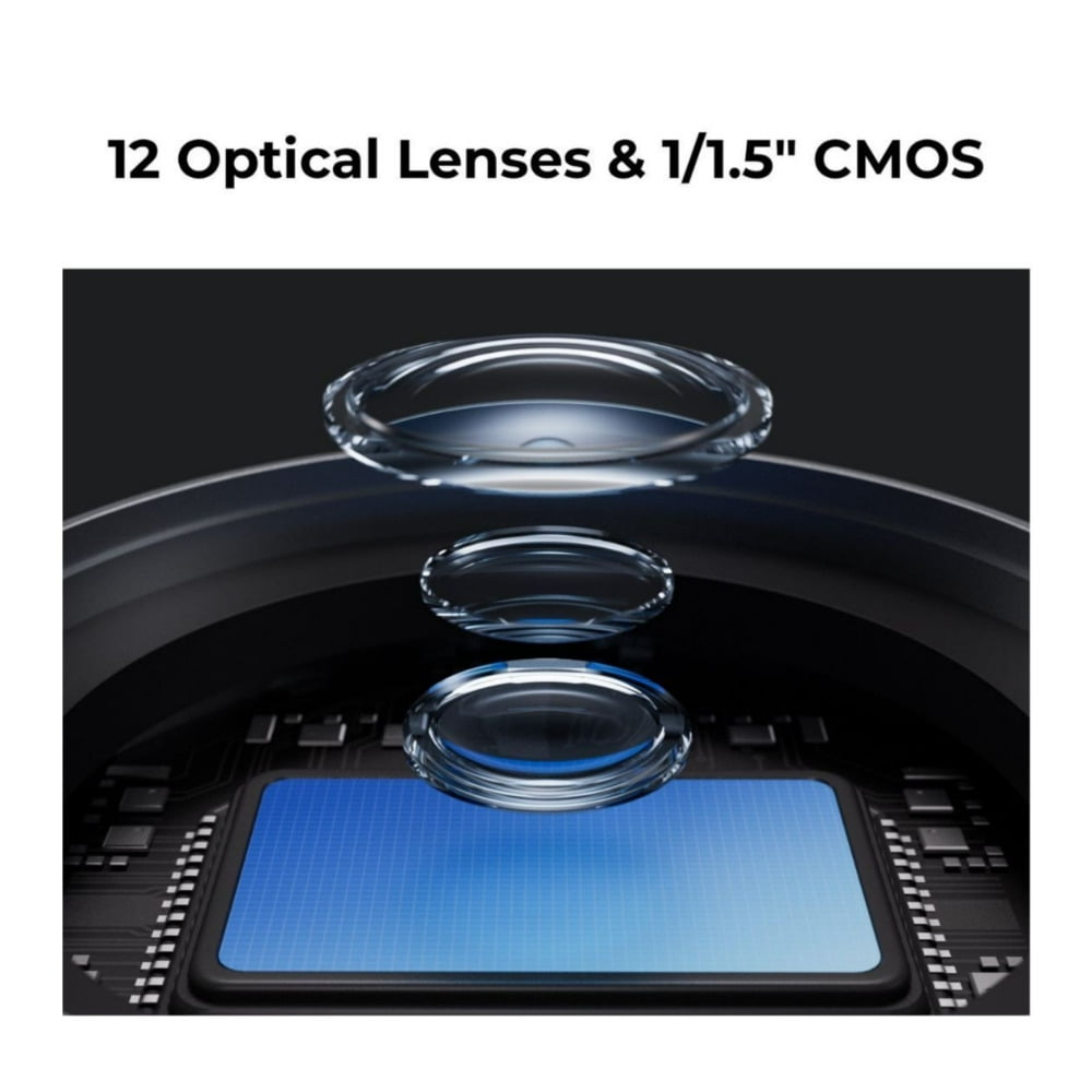 OBSBOT - Tail 2 Ai-Powered PTZR 4K Live Production Camera with AI Tracking 2.0, 5X Optical Zoom, and 12X Hybrid Zoom (Black) - Serious Techies