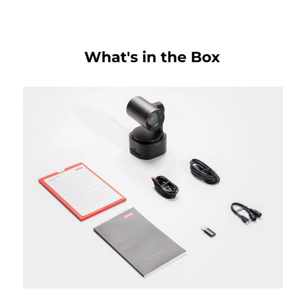 OBSBOT - Tail 2 Ai-Powered PTZR 4K Live Production Camera with AI Tracking 2.0, 5X Optical Zoom, and 12X Hybrid Zoom (Black) - Serious Techies