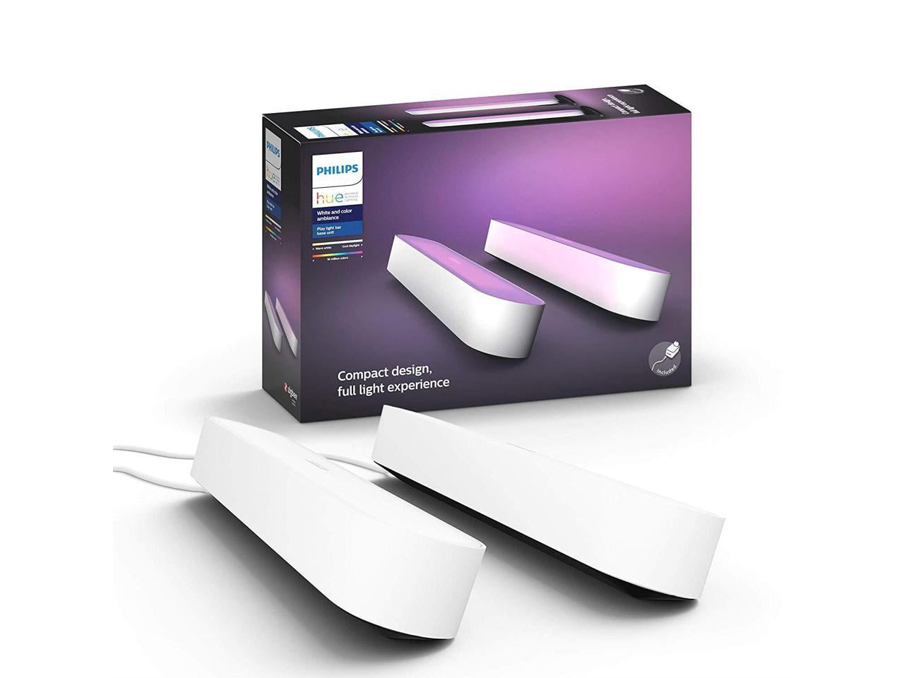 Philips Hue - Play Ambiance Smart LED Bar Light, 2-Pack (Works with Amazon Alexa, Apple Homekit & Google Home) - White - Serious Techies
