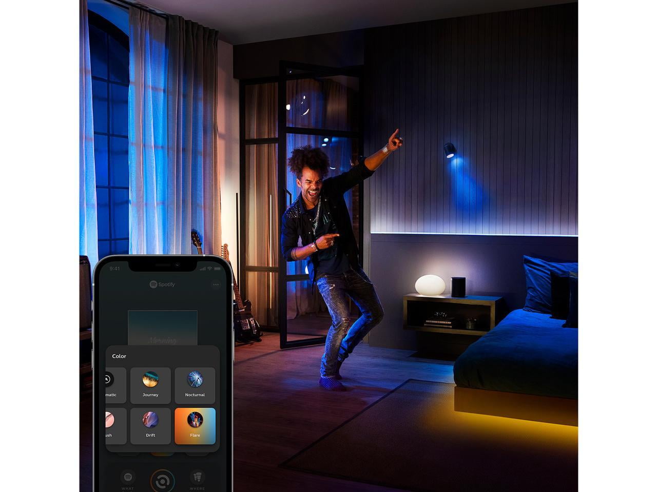 Philips Hue - Play Ambiance Smart LED Bar Light, 2-Pack (Works with Amazon Alexa, Apple Homekit & Google Home) - White - Serious Techies