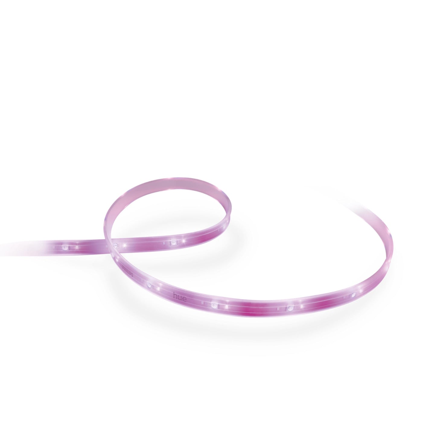 Philips Hue - White and Color Ambiance Light Strip plus 6.5Ft Base Kit with Bluetooth, White - Serious Techies