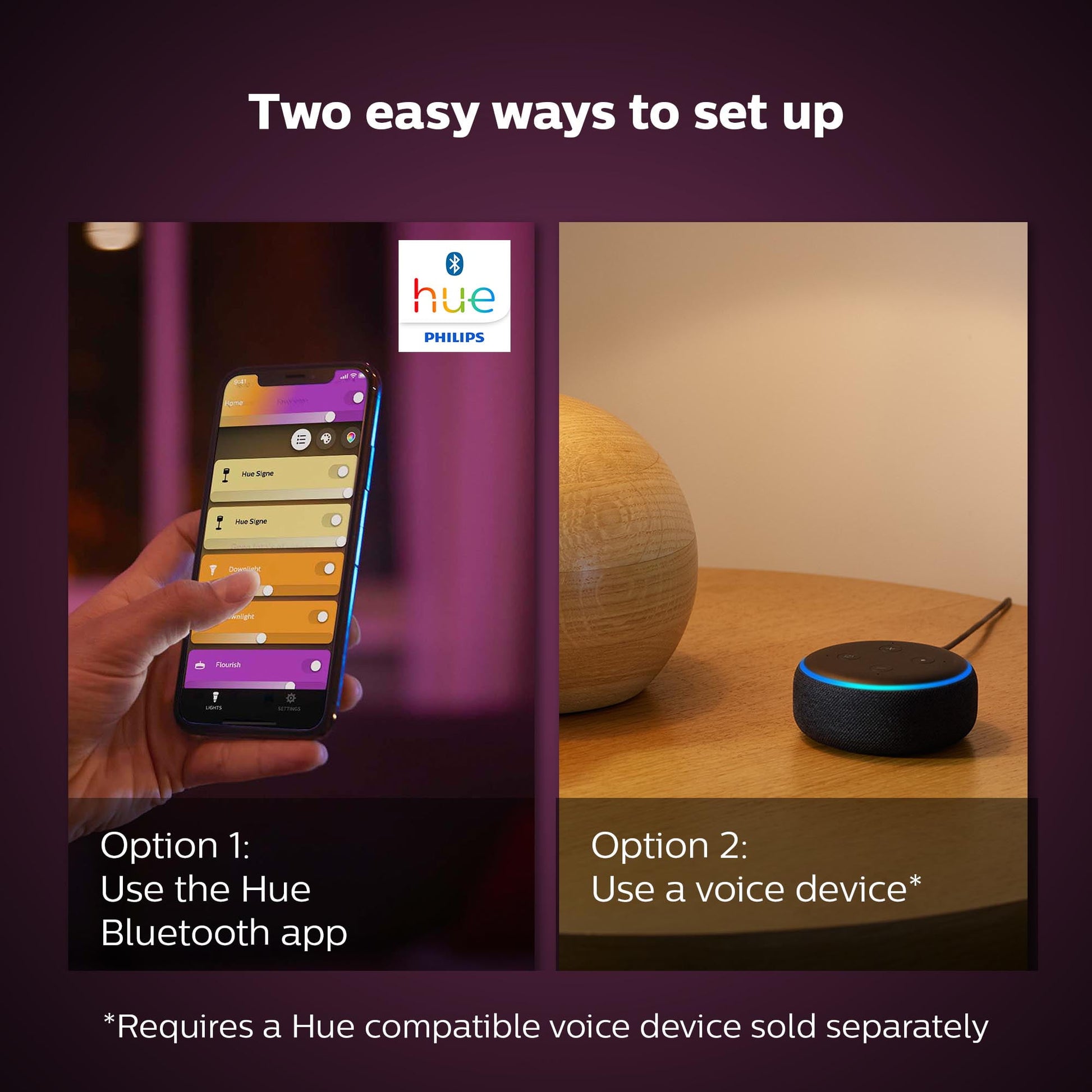 Philips Hue - White and Color Ambiance Light Strip plus 6.5Ft Base Kit with Bluetooth, White - Serious Techies