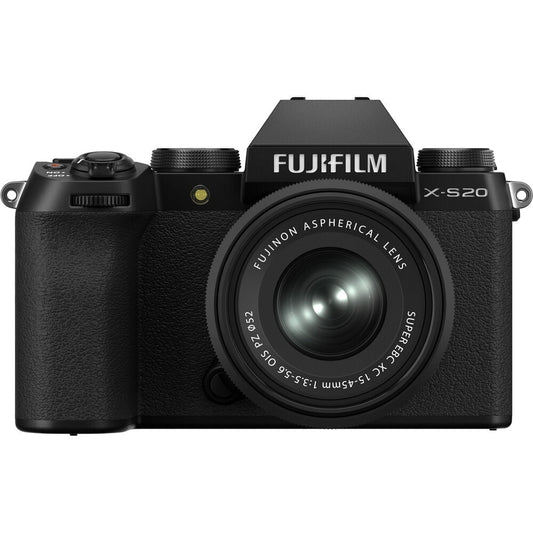 Pixel Hub - FUJIFILM X-S20 Mirrorless Camera with 15-45Mm Lens (Black) - 16781943 - Serious Techies