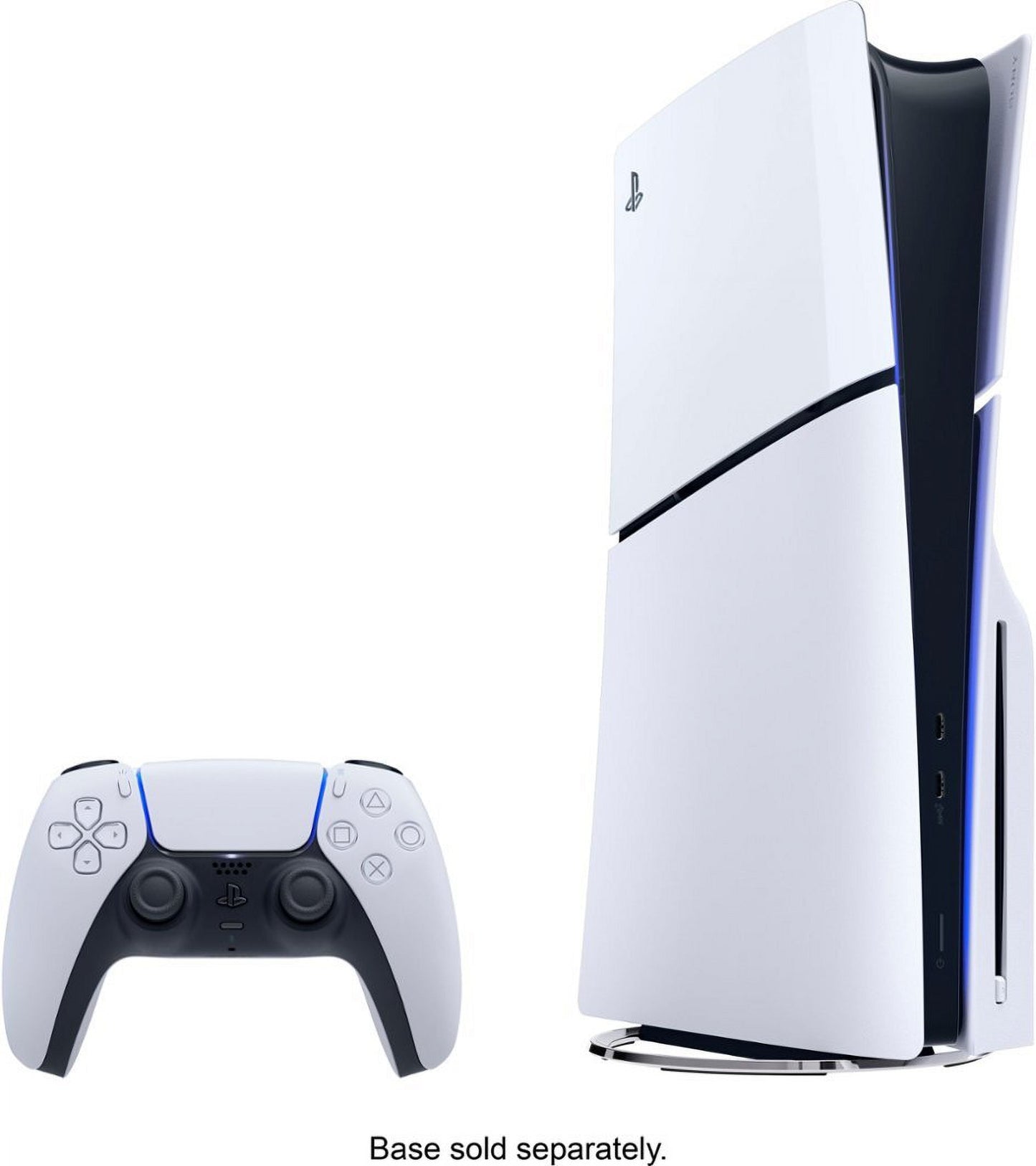 PlayStation - 5 Slim, PS5 Console Digital Edition for Video Game, Built-In 1TB SSD Storage Bundle with Extra  PS-5 Dualsense Wireless Play Station Controller - Startlight Blue and Accessories - Serious Techies