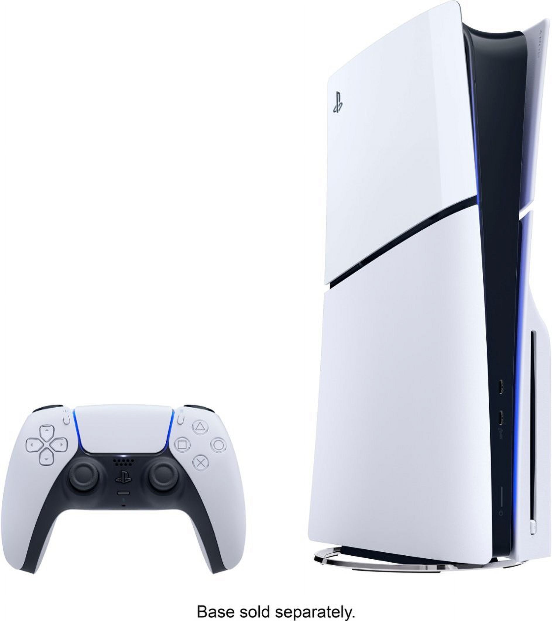PlayStation - 5 Slim, PS5 Console Digital Edition for Video Game, Built-In 1TB SSD Storage Bundle with Extra  PS-5 Dualsense Wireless Play Station Controller - Startlight Blue and Accessories - Serious Techies
