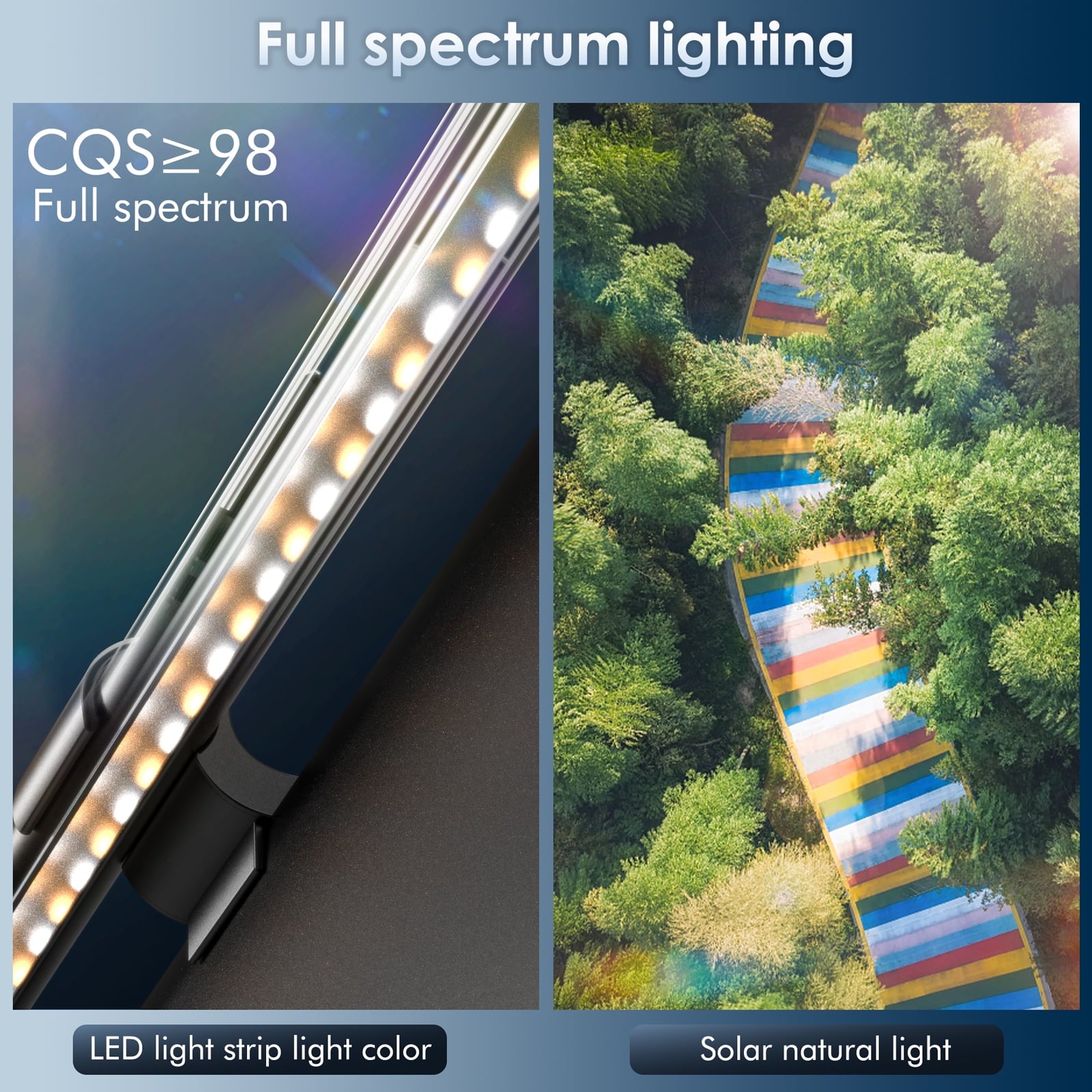 Quntis - Computer Monitor Light Bar with Remote Control, Eye-Care Dual Light Screen Light Bar for Home Office Gaming, Stepless Dimming Brightness and Color Temperature, No Screen Glare, Gray - Serious Techies