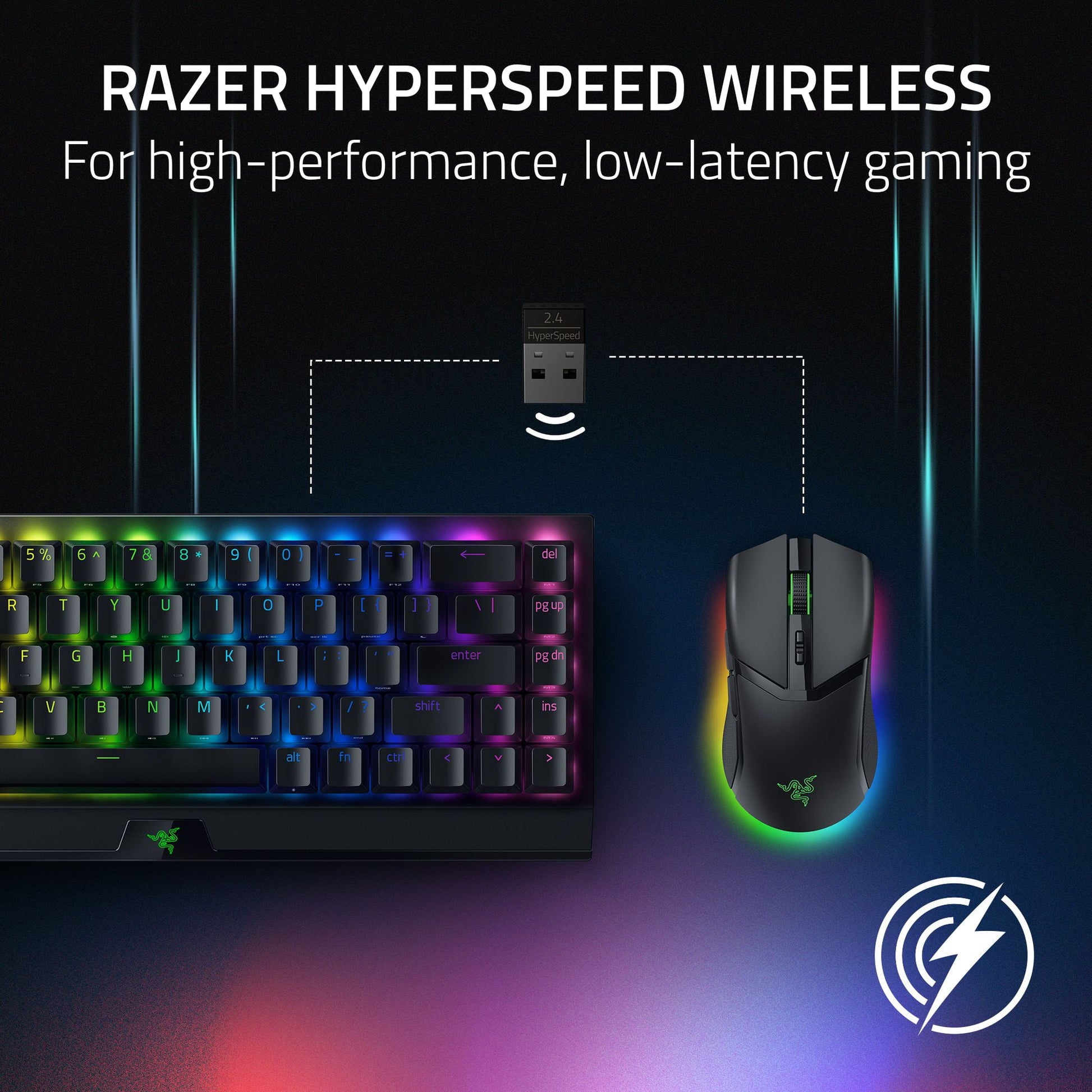 Cobra Pro Lightweight Wireless PC Gaming Mouse with  Chroma RGB, Customizable Controls, 77G, Black - Serious Techies
