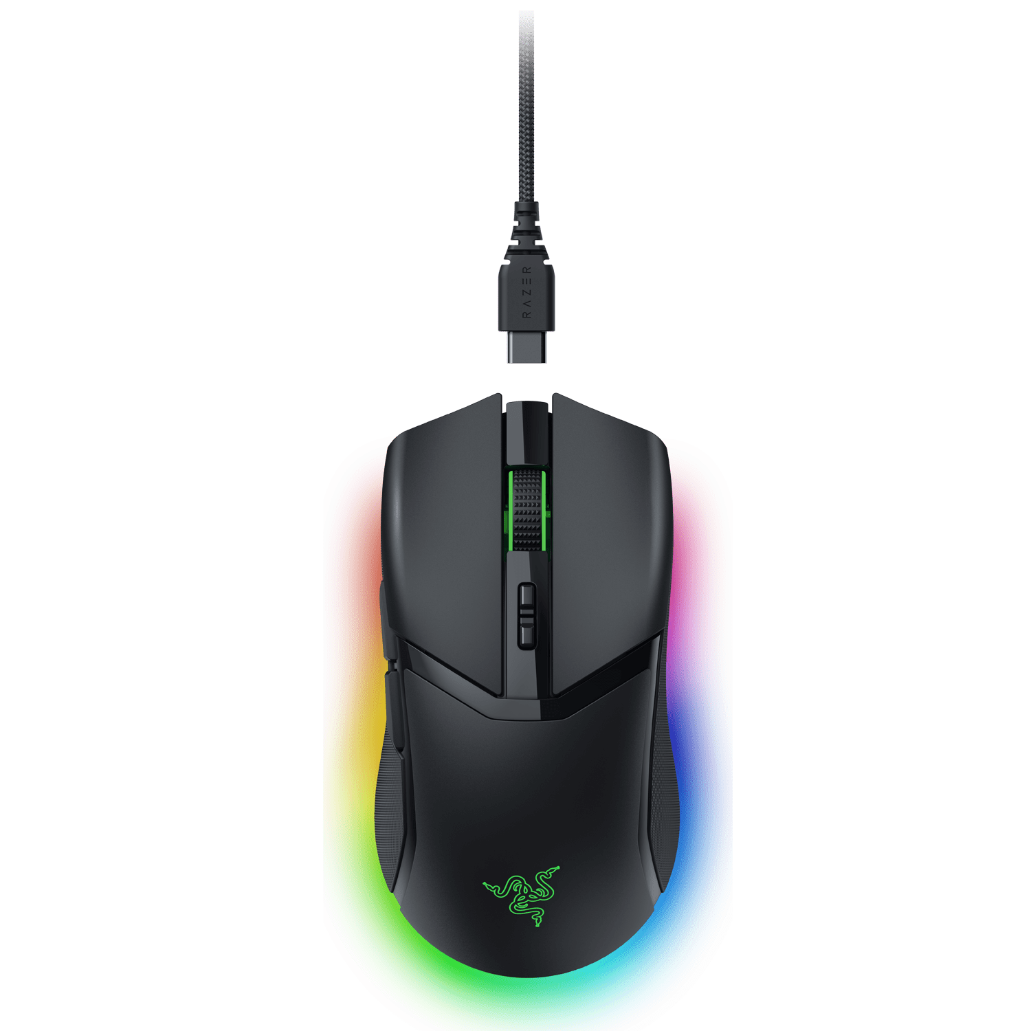 Cobra Pro Lightweight Wireless PC Gaming Mouse with  Chroma RGB, Customizable Controls, 77G, Black - Serious Techies
