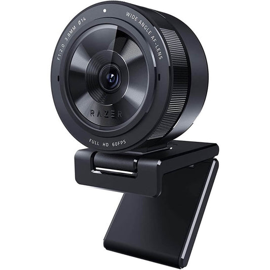 Razer - Kiyo Pro Streaming Webcam, Full HD 1080P 60FPS, Adaptive Light Sensor, Hdr-Enabled, Wide-Angle Lens, Black