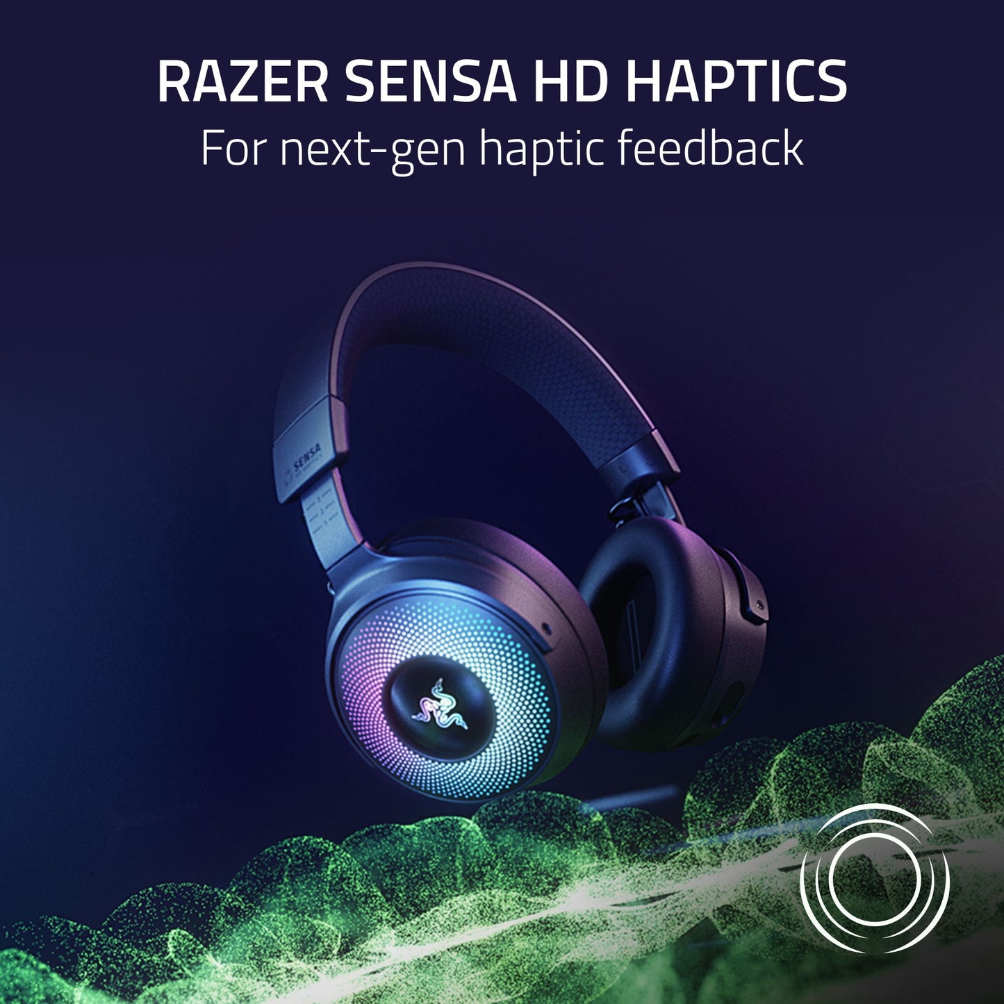 Razer - Kraken V4 Pro Wireless Gaming Headset with Control Hub, RGB Chroma, Black - Serious Techies