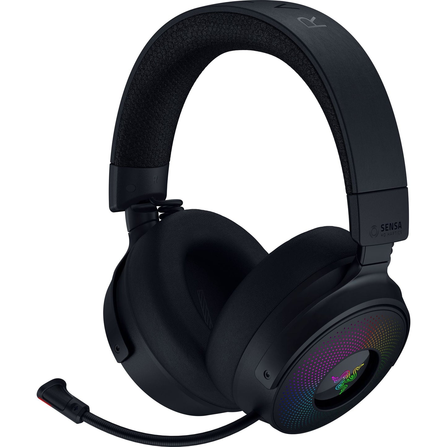 Razer - Kraken V4 Pro Wireless Gaming Headset with Control Hub, RGB Chroma, Black - Serious Techies