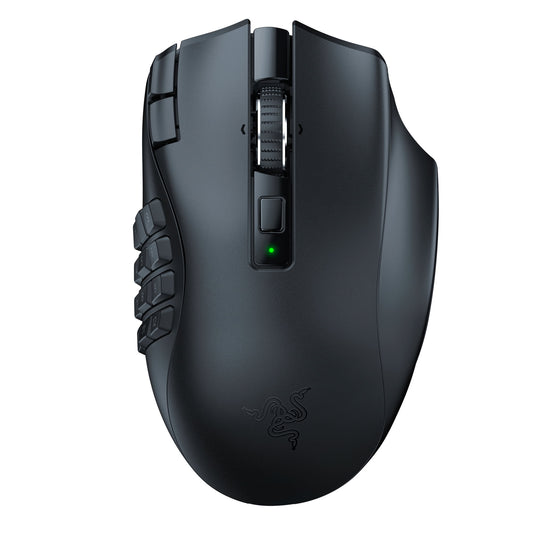 Naga V2 Hyperspeed Bluetooth Gaming Mice with AA Battery, Black - Serious Techies