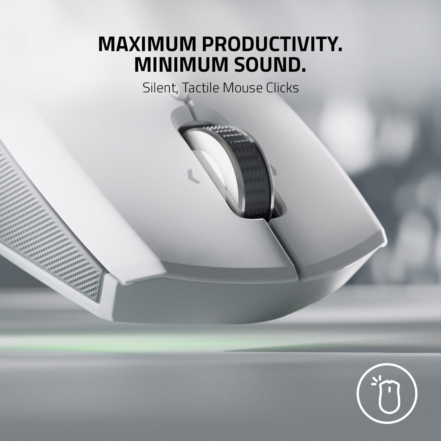 Pro Click Mini Portable Wireless Mechanical Gaming Mouse for Productivity - Serious Techies