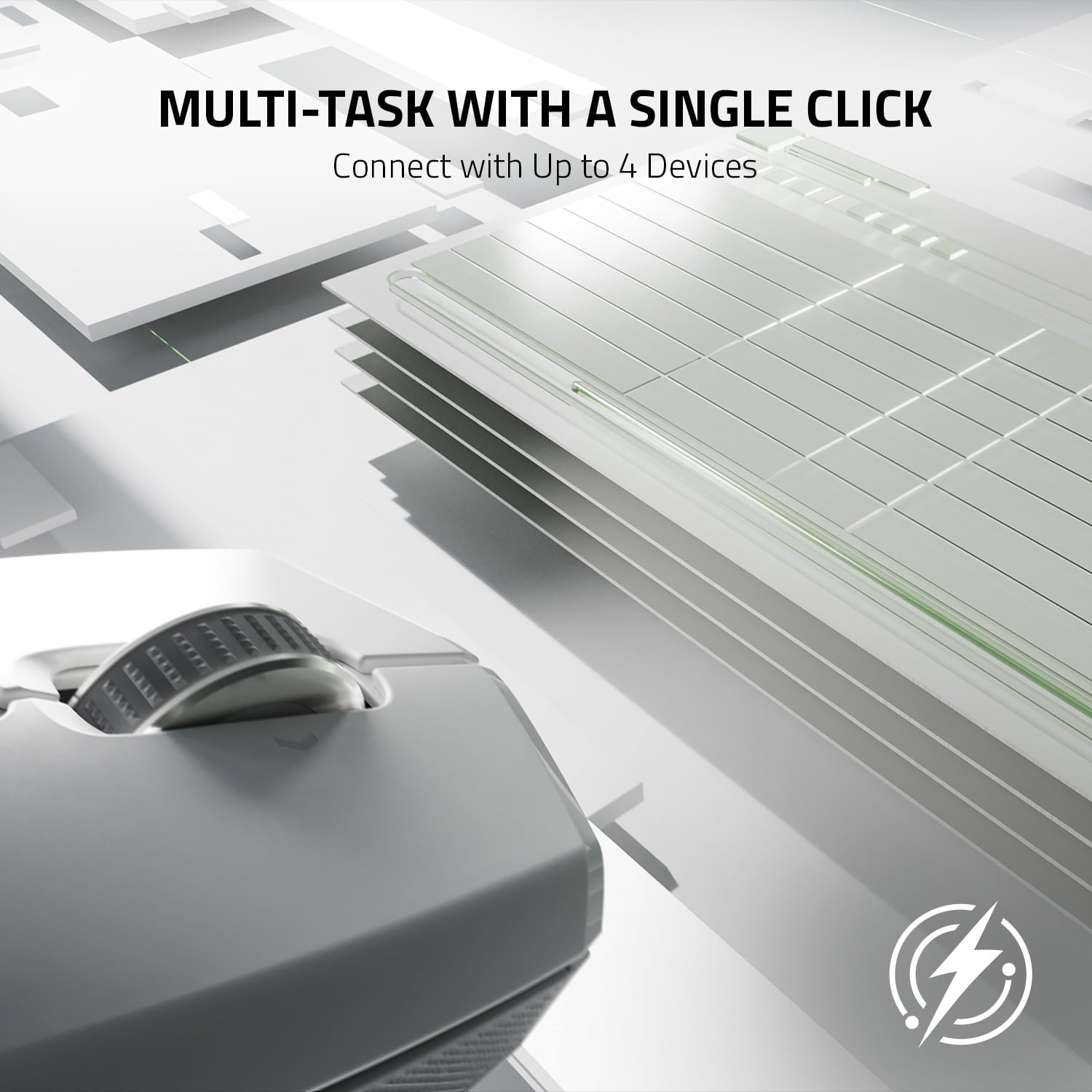 Pro Click Mini Portable Wireless Mechanical Gaming Mouse for Productivity - Serious Techies